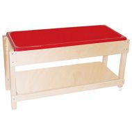 Wood Designs 11810 Sand and Water Table with Lid/Shelf, 24 Height, 46 Width, 17 Length