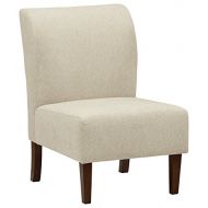 Stone & Beam Lummi Modern Armless Accent Chair, 21.6 W, Shell