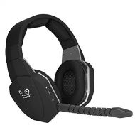 Walmeck HUHD Wireless Headset 2.4Ghz Optical Stereo Noise Canceling Gaming Headphone with 7.1 Surround Sound Detachable Mic Rechargeable Battery for Mac, for PS3 4 Xbox One Xbox 36