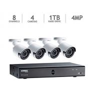 Lorex 8-Channel HD Analog DVR with 1TB HDD, 4 4MP Cameras with 130 Night Vision
