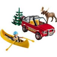 PLAYMOBIL Playmobil 5898 Playset 4-Wheel Drive with Kayak and Ranger 45 Pc. Set