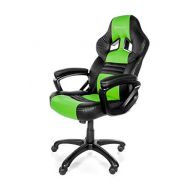 Arozzi Monza Series Gaming Racing Style Swivel Chair, GreenBlack