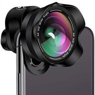 SVIT Phone Camera Lens Kit - Professional 2 in 1 Universal Set for iPhone, Samsung, Smartphones and Tablets - 110 Degree 4K HD Aspherical Wide Angle, 20X Macro Lens for Cell Phones (2in