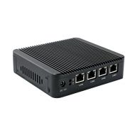 KINGDEL Kingdel 4LAN Mini PC, Windows 7 HTPC with intel J1900 Quad Core CPU, 8GB RAM, 128GB SSD, VGA, Wi-Fi, Fanless