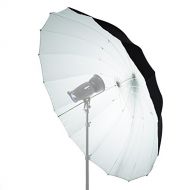 Fovitec StudioPRO Photo Studio Photography Lighting Professional White with Black Parabolic Umbrella - 6 feet