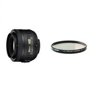 Nikon AF-S DX NIKKOR 35mm f/1.8G Lens with Auto Focus for Nikon DSLR Cameras and Tiffen 52mm Circular Polarizer