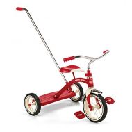 Radio Flyer Classic Tricycle with Push Handle, Red