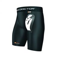 Shock Doctor Athletic Supporter, Compression Shorts w Athletic Cup, Youth & Adult