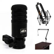 HeiL Heil PR781 Orginal Performance Studio Microphone with Suspension Shockmount and Two-Section Broadcast Arm