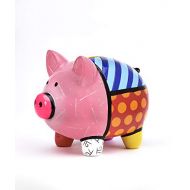 Streamline Romero Britto Piggy Pig Money Bank