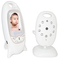 Katedy KateDy Baby Monitor with Wireless Security Video,2.4GHz Digital Camera,Music and 2 Way Talk Talkback System,Temperature/Time Monitoring,2.0Display,Night Vision,Audio baby Security
