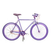 Martone Cycling Co. Mens La Rola Bicycle 56 Diamond Frame, Purple, 52cm/One Size