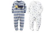 Carter%27s Carters Baby Boys 2 Pack Soft Fleece Footie Pajamas