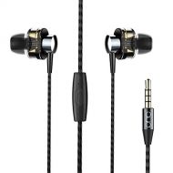 Phb In-Ear Wired Earbuds Headphones with Microphone,PHB Stereo Bass Sound Earphones,Anti-sweat,Noice cancelling Headsets,Compatible for Iphone Apple IOS Android SAMSUNG Cell Phones wit