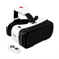 YDZSBYJ VR Headsets VR Glasses, Virtual Reality Bluetooth Connection AR Stereo Game/Movie, Head-Mounted, iPhone 7 6 6s Plus/Oppo/vivo, White (Color : White)