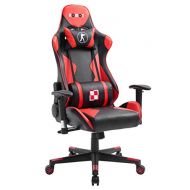 AOMOY Gaming Chair Ergonomic Swivel Racing Chair with Adjustable High-Back and Handrest Computer Office Chair with Headrest Lumbar Support(red)