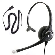InnoTalk Headset for Cisco 7960 7961 7962 7965 7970 7971 7975 7985 Phone Headset - Professional Noise Cancel Mic Monaural Headset Compatible with Plantronics QD