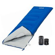 KingCamp Lightweight 3 Season Camping Sleeping Bag, Double and Single Size, 6 Colors