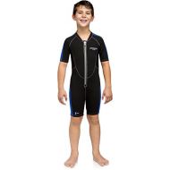 Cressi Short Kids, Boys & Girls, Front-Zip Neoprene Wetsuit for All Water Sports | Lido Junior