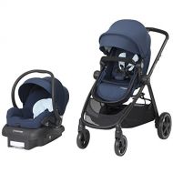 Maxi-Cosi Zelia 5-in-1 Modular Travel System - Stroller and Mico 30 Infant Car Seat Set, Aventurine Blue