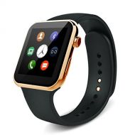 Sudroid Smartwatch A9 Bluetooth Smart Watch for Apple Iphone & Samsung Android Phone Relogio Inteligente Reloj Smartphone Watch (gold)
