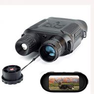 WWGG Digital Night Vision Telescope, 640P Infrared Night Vision Device, 7X Magnification LED Screen Infrared Camera for Wild Animal Military Hunting