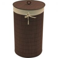 Officesaleman Baby Things Bamboo Hamper with Liner, Espresso
