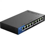 Linksys Business LGS108 8-Port Desktop Gigabit Ethernet Unmanaged Network Switch I Metal Enclosure