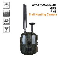 TKKOK 4G Trail Camera with Night Vision Motion Activated,Trail cam,Game Camera,Wildlife Camera 12MP 1080P Full HD Hunting Camera, 54 Pcs IR LED 120° Wide Angle,Camo Waterproof Infr