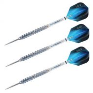 Harrows Sonic 90% Tungsten, Coated with Blue Titanium Nitride & Powerful Grip Cuts, Steel Tip 24G #10402