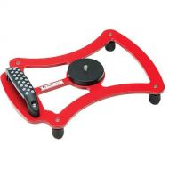 Kirk Low Pod Camera Support for 3/8 Mount Tripod Heads, Red