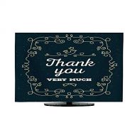 Miki Da Fabric tv dust Cover Vector Illustration of lace Frame with White inscription50/52