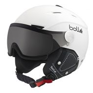 Bolle Blackline Visor Premium Ski Helmet - Soft White & Black