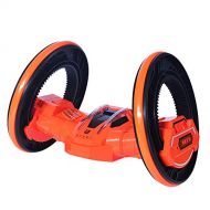 Wireless Remote Control Jumping RC Toy Cars Bounce Car Kids Boys Christmas Birthday Gift - Chartsea (Orange)
