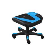 DXRacer DFRFX0NB Newedge Edition Adjustable Storage Ottoman Footstool Chair Gaming Seat Pouf Furniture (BlackBlue)