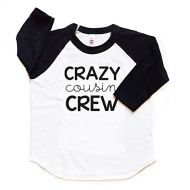 Heads up shirt designs Cousin Shirts Boy or Girl - Crazy Cousin Crew Raglan Tshirts Kids - Family Reunion Tees
