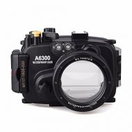 EACHSHOT 40m130ft Waterproof Underwater Camera Housing Case for A6300 Can Be Used With 16-50mm Lens