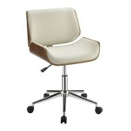 Coaster Home Furnishings Adjustable Height Office Chair Ecru and Chrome