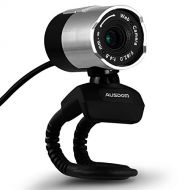AUSDOM Ausdom Full HD 1080p Webcam, Widescreen Video Calling and Recording, USB Webcam with Microphone, Computer Laptop Camera, Compatible for Windows 87VistaXP