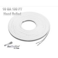 Audiopipe 100 FT 16 GAUGE WHITE MARINE SPEAKER WIRE STRANDED TIN COPPER PLATED