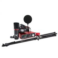 Focusrite Scarlett 2i2 Studio USB Audio Interface and Recording Bundle, Includes Pop Filter and Boom Stand