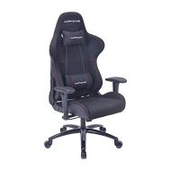 HAPPYGAME VCAS05 Racing Style Gaming Large Ergonomic High-Back Breathable Fabric Office Executive Computer Desk Chair with Headrest and Lumbar Support, Black