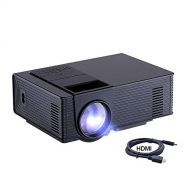 Dinly Video Projector, 1500 Lumens Portable Large Screen LED Projector, 1080P Home Cinema Theater Projection Machine with USB HDMI AV Support PC Laptop Xbox TV Box Smartphone