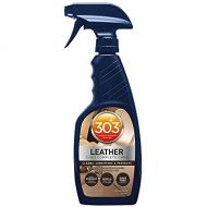 303 Products 303 Leather Cleaner and Conditioner - UV Protectant- Cleans, Conditions, and Restores Leather and Vinyl Luggage, Handbags, Shoes, Furniture and more, 16 fl. oz., (Pack of 6)