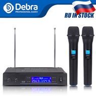HATCHMATIC Debra Audio V3002 VHF Wireless Dual HandHeld Microphone Mic System for Church, Wedding, Karaoke, business meetings!!!Clean Sound! : China, US-Plug