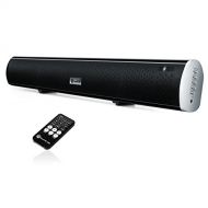 GOgroove TV Sound Bar Wireless Bluetooth Speaker - BlueSYNC SBR Home Theater 2.1 Soundbar with 4 Audio Inputs (Optical, AUX, RCA, Bluetooth), Built-in EQ, Wall Mounting Kit, 31-Inc
