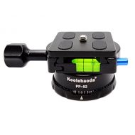Koolehaoda New Design Panoramic Head Professional Camera Tripod Panoramic Head Holder Universal Quick Release Plate(PF-52)