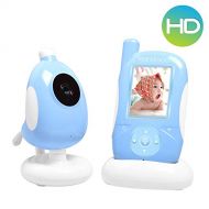 Wandwoo wandwoo Indoor Security Camera System, Baby Monitor with Home Serveillance Camera Support Auto Night Vision,Two-Way Talk,Temperature Monitoring,VOX Mode,Smart Alarm & Built in Lull