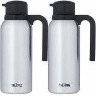 Thermos Vacuum Insulated 32 Ounce Compact Stainless Steel Carafe 2PK