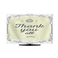 Miki Da Television Dustproof Cover Vector Illustration of Black lace Frame with inscription347/48